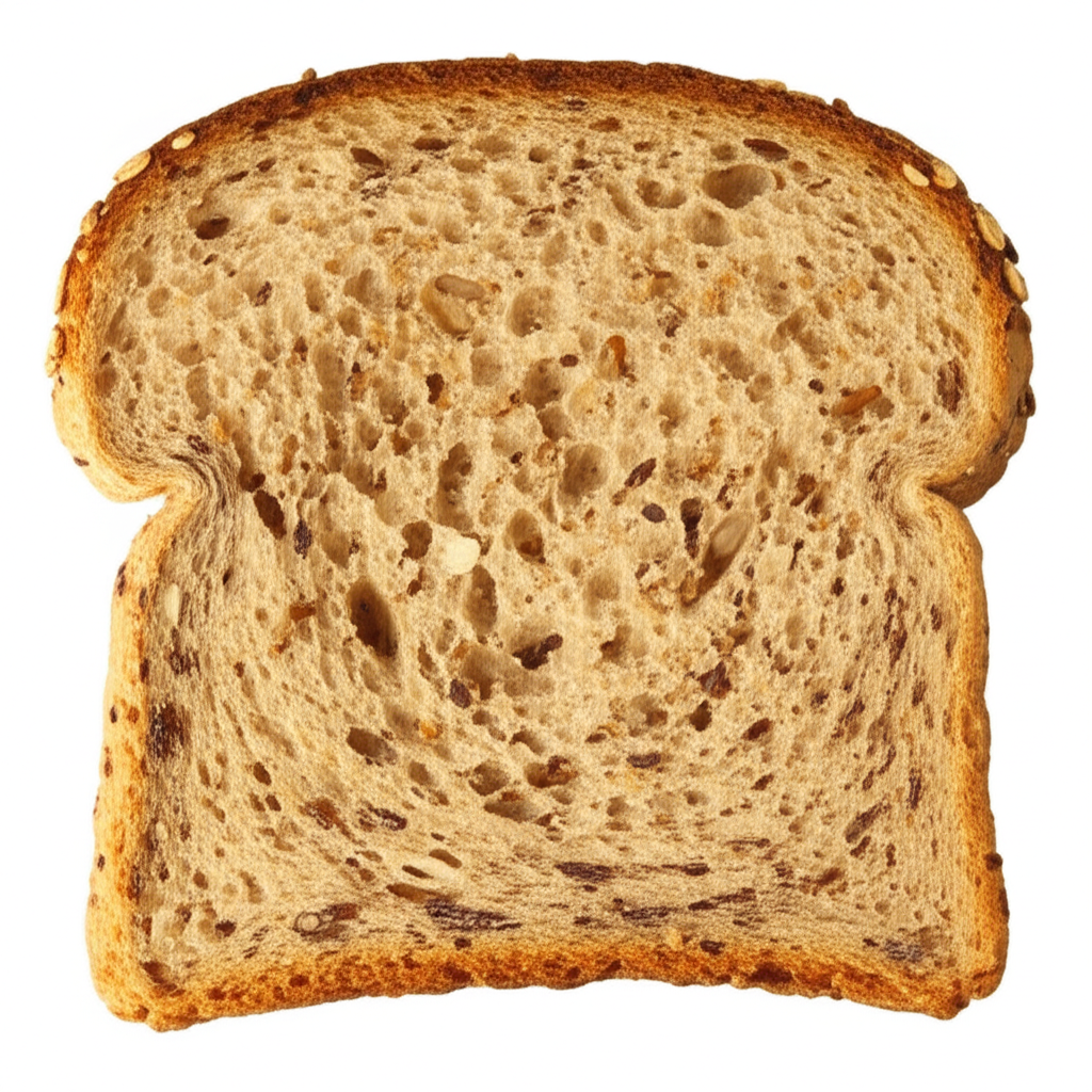 Multigrain bread slice