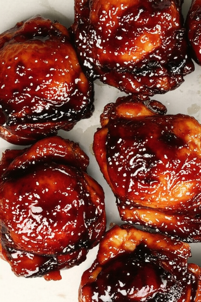 Teriyaki grilled chicken thigh